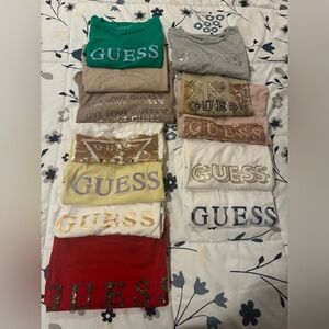 Guess Branded T-Shirts in Vibrant Colors